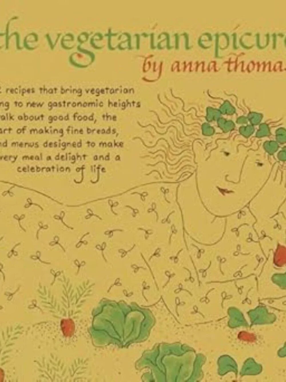 Vintage 70's The Vegetarian Epicure by Anna Thomas Paperback Vintage Books
